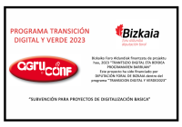 PROYECTO TRANSICION DIGITAL Y VERDE 2023